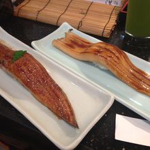 土用の丑限定の鰻と穴子。