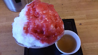 念願のひみつ堂かき氷、やっぱり美味しかった！