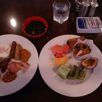 別の日の朝食ビュッフェ