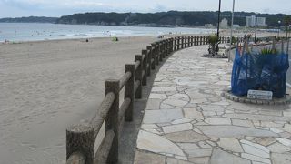 砂浜が広いので、開放感十分です。