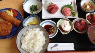 河岸の市まぐろ館にある食堂