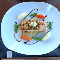 メインのシーフード　ことらも淡白なお味でした。