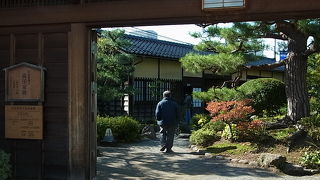 中級武士の邸宅跡