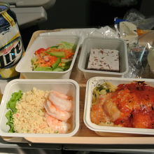 機内食（チキン）