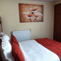 部屋は狭いです