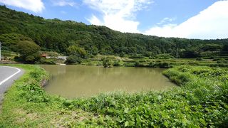 海とのコントラスト，ため池すら美しく感じる日本の原風景！おすすめ！