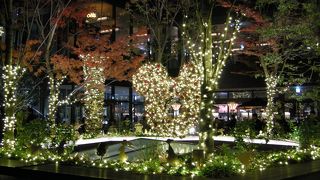 屋上庭園で休憩