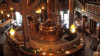 無料で醸造の案内付き見学　＠小樽ビール