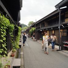 古い町並みです