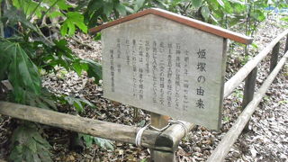 公園の北側にある