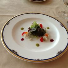 前菜のサラダ