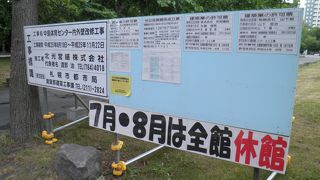 休館中のようです