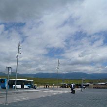 駅前の風景