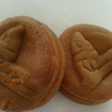 えぼし岩の形がくっきり見えます。