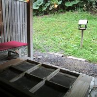 毛虫だらけだった露天風呂