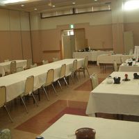 夕食会場