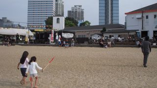 市内からすぐの海浜公園
