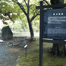 かつて啄木が寝転んだ城跡の片隅に歌碑があります。