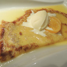 カフェのメニューの中から