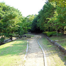 上野丘子どものもり公園の遊歩道