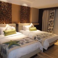 ゆったりとしたベッド