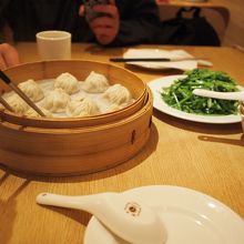 とてもジューシーで美味しかった小籠包