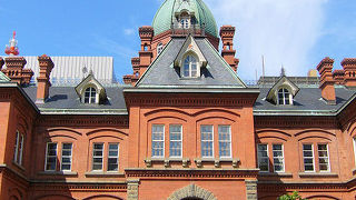 古池と外国人観光客