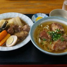 おそば　お出汁の味がやさしくスープ完食できます