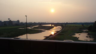 夕日が綺麗でした。