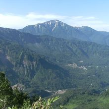 薬師岳と立山カルデラ