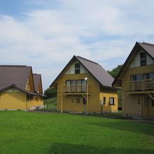 高原にある宿泊施設の一つ