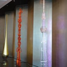 エントランスのオブジェ