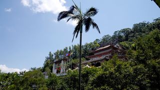 ここからの景色は絶景！いかにも台湾的な景色