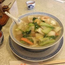 海鮮汁そば〜こちらも薄かった