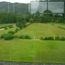 出雲歴史博物館　まるカフェからの風景