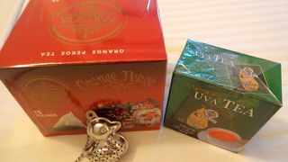 お土産用の紅茶をどうぞ