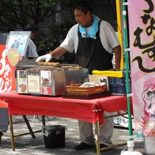 洲鼻通りの移動販売で