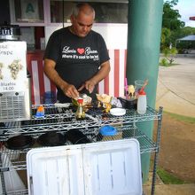 絶品！ココナツ刺身の店