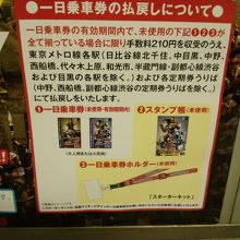 １日乗車券もカッコイいい！