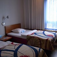 窓からの眺めはちょっと殺風景。