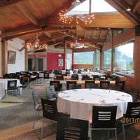 最上階からのアルプスの眺望が最高！