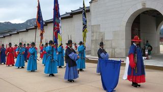 守門将交代式は必見！