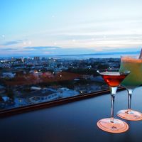 最上階のラウンジからの眺め。