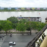 朝食レストランからの眺望です。