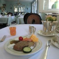 いい雰囲気のレストラン。朝食も満足