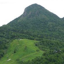 前山から見る笠ヶ岳