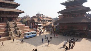 カフェから街並みが見渡せる