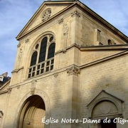 ユトリロが描いたパリ18区の教会　Eglise Notre-Dame de Clignancourt 
