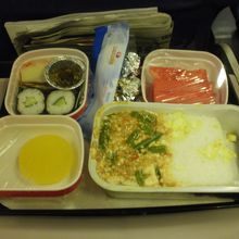 日本-上海間の機内食