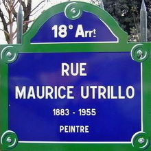 18e Arrt　RUE MAURICE UTRILLO 